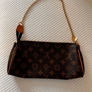 Brown Monogram Chain Shoulder Bag